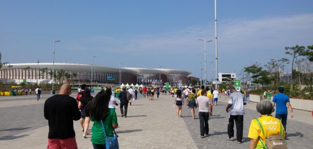Arriving at Barra Olympic Park
