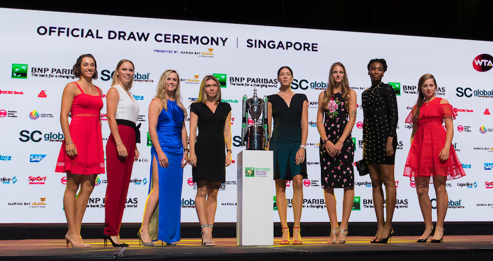 The WTA Finals 2017 field, Singapore