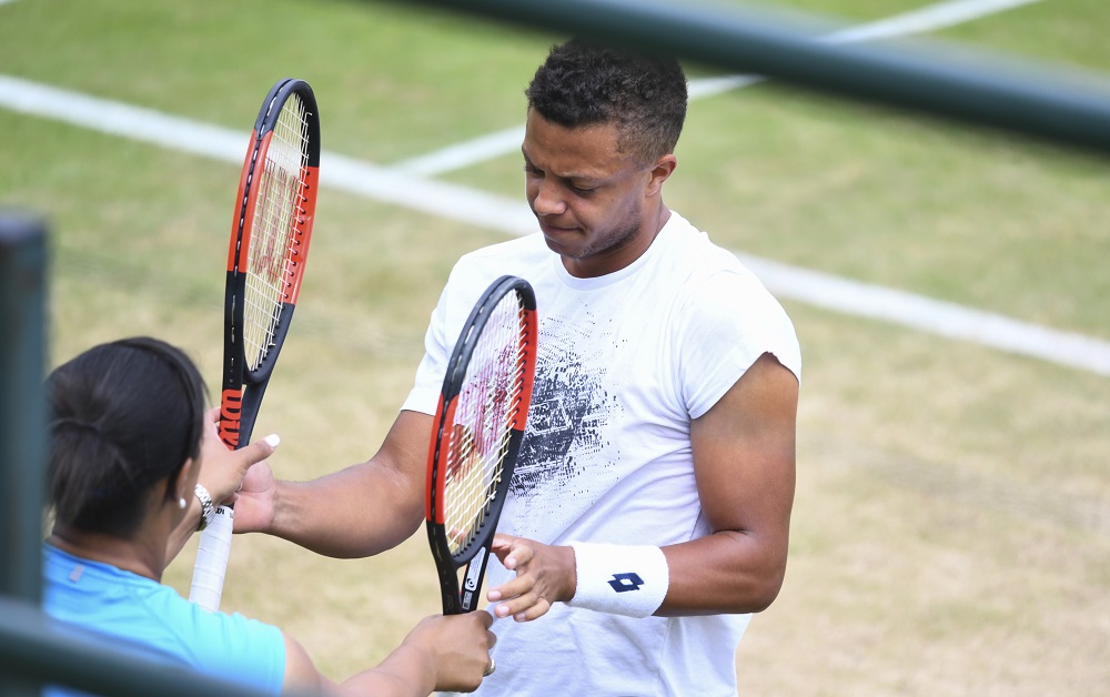 Jay Clarke at the Wimbledon practice courts, 2017