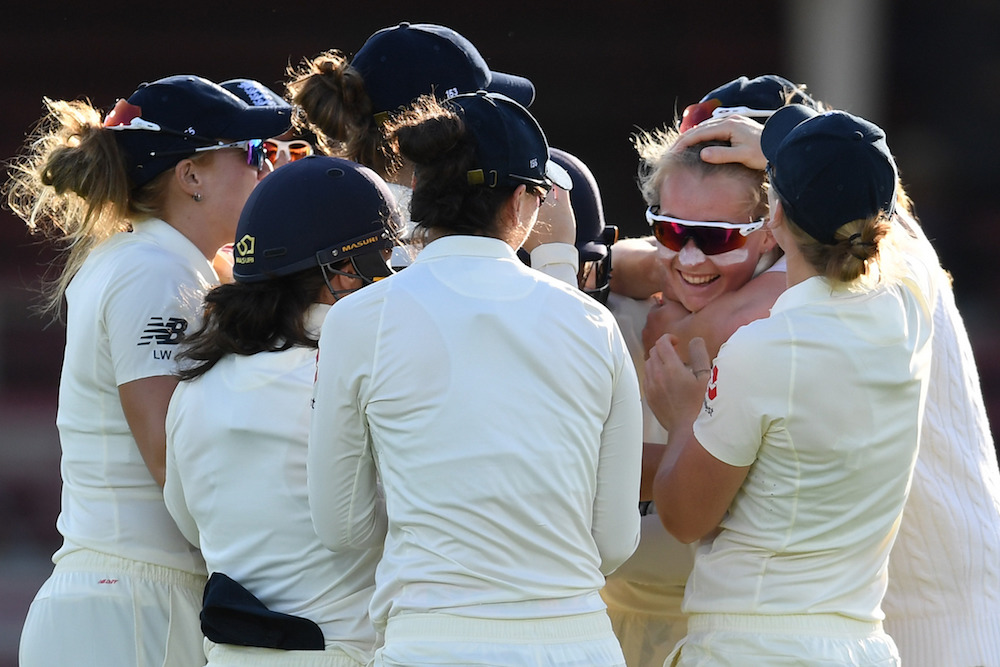Sophie Ecclestone Australia v England, Women's Ashes Test, Sydney 2017