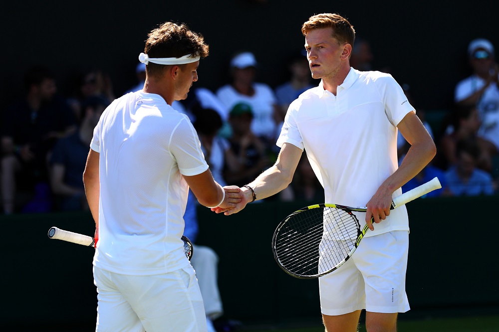 Scott Clayton & Jonny O'Mara at Wimbledon, 2017