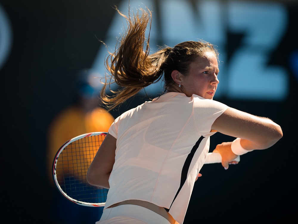 Daria Kasatkina at the 2018 Australian Open