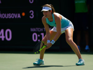 Johanna Konta in the second round of the BNP Paribas Open, WTA Indian Wells 2018