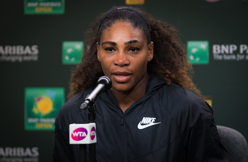 Serena William in post-match press after the third round of the BNP Paripas Open, WTA Indian Wells 2018