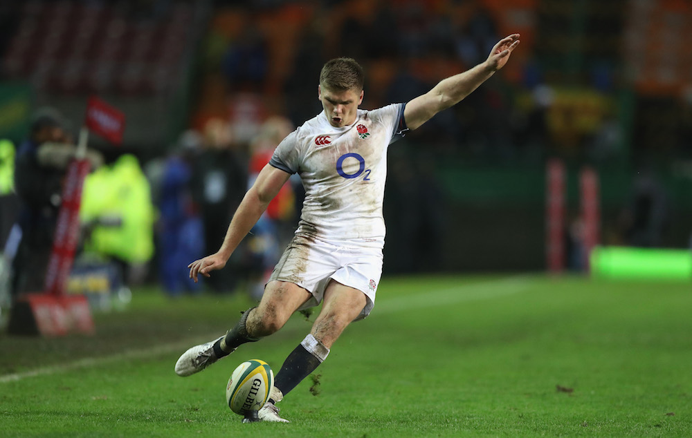 Owen Farrell in the final test between South Africa and England, 2018