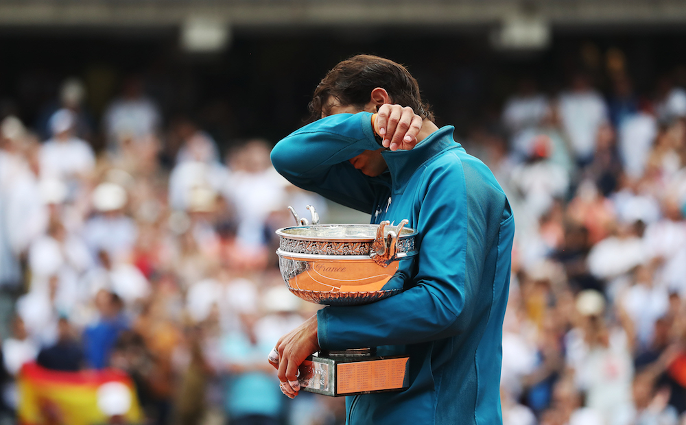 Rafael Nadal after winning an 11th Roland Garros title, 2018