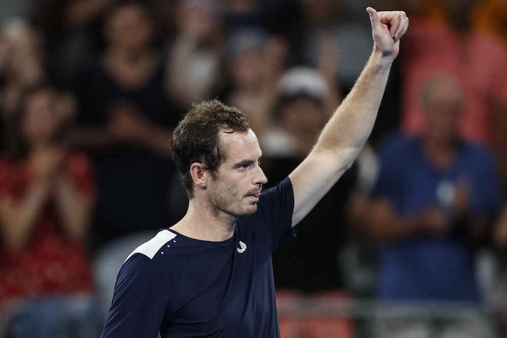 Andy Murray in the first round of the Australian Open 2019, Melbourne