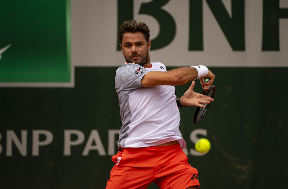 Stan Wawrinka in the second round of Roland Garros 2019, France