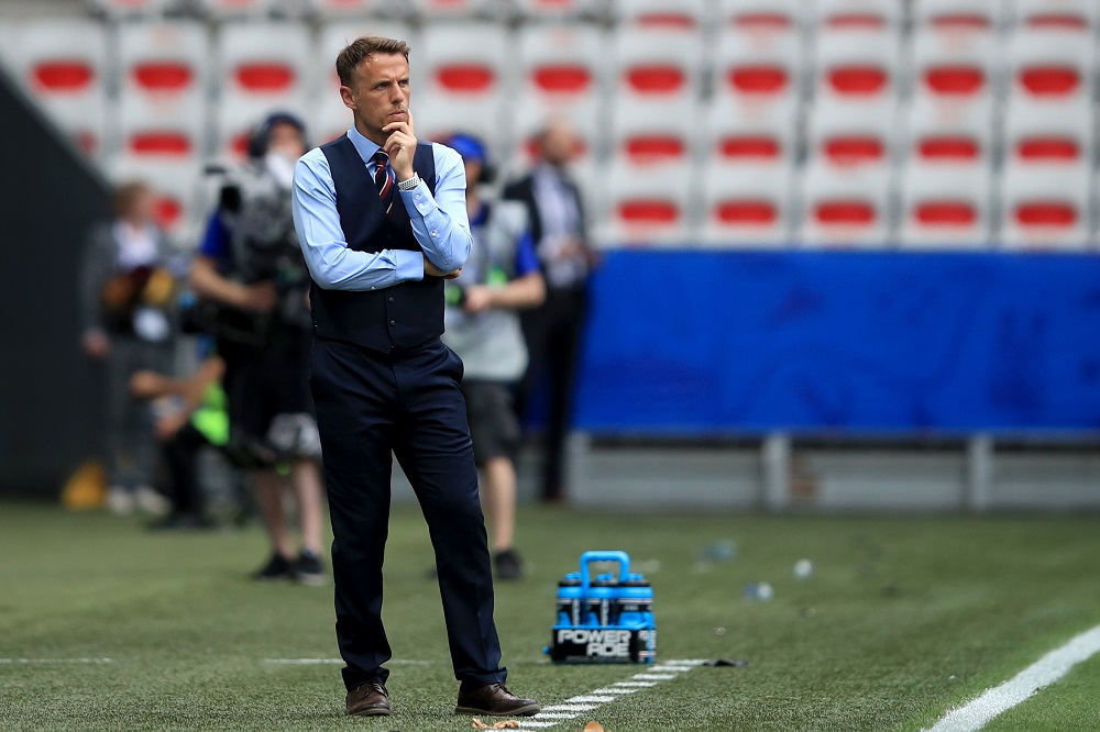 Phil Neville, Head Coach of the England Lionesses, Women's World Cup ENG v SCO 2019
