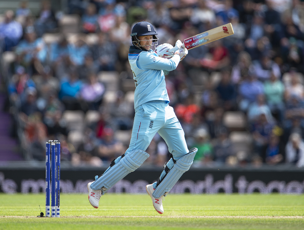 Joe Root in the ICC Cricket World Cup match between England and the West Indies, 2019