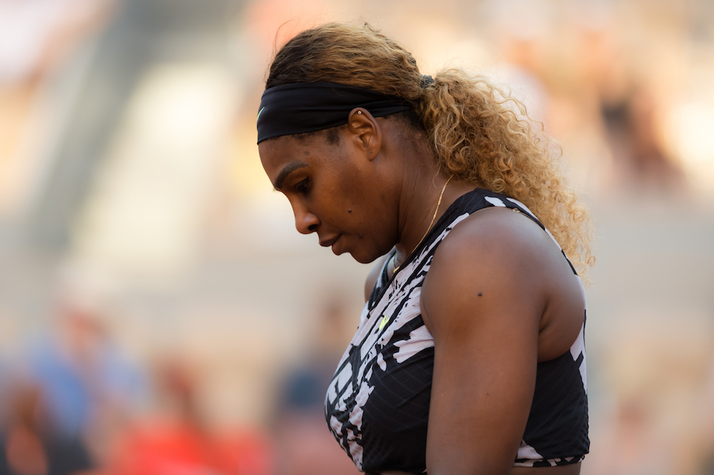 Serena Williams in the third round of Roland Garros 2019, France
