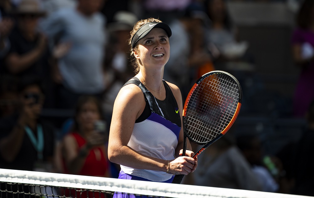 Elina Svitolina in the quarter-final of the US Open 2019, New York USA