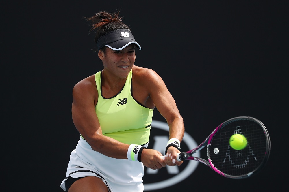 Heather Watson in the first round of the Australian Open 2020, Melbourne