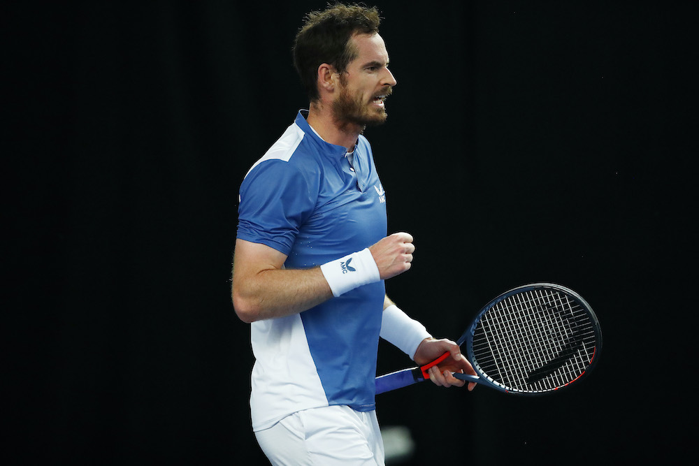 Andy Murray on Day Two of the Schroders Battle of the Brits in London, UK