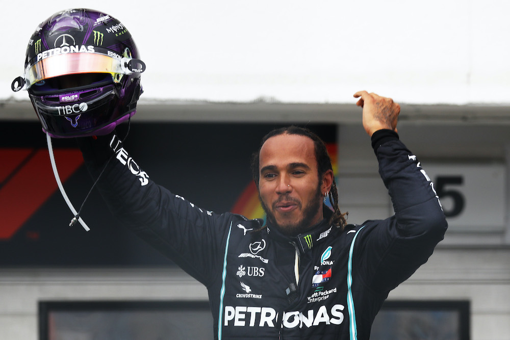 Lewis Hamilton at the Hungarian Grand Prix 2020