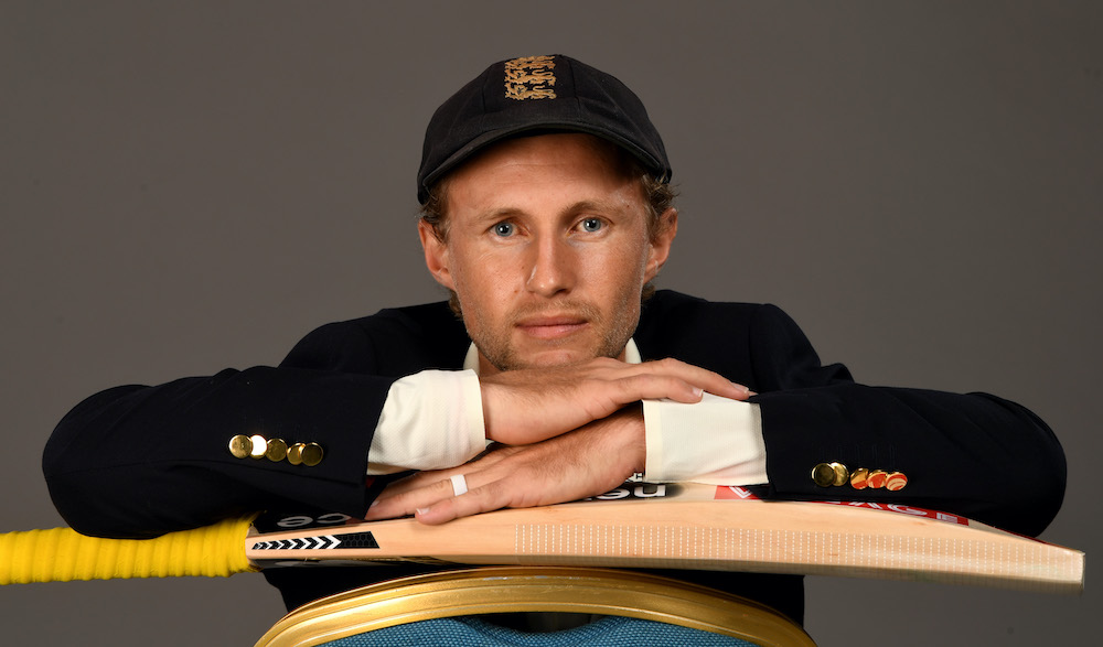 Joe Root during the England Cricket Team Portrait Session, Manchester UK