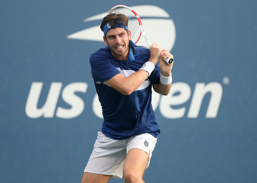 Cameron Norrie in the second round of the 2020 US Open, New York, USA