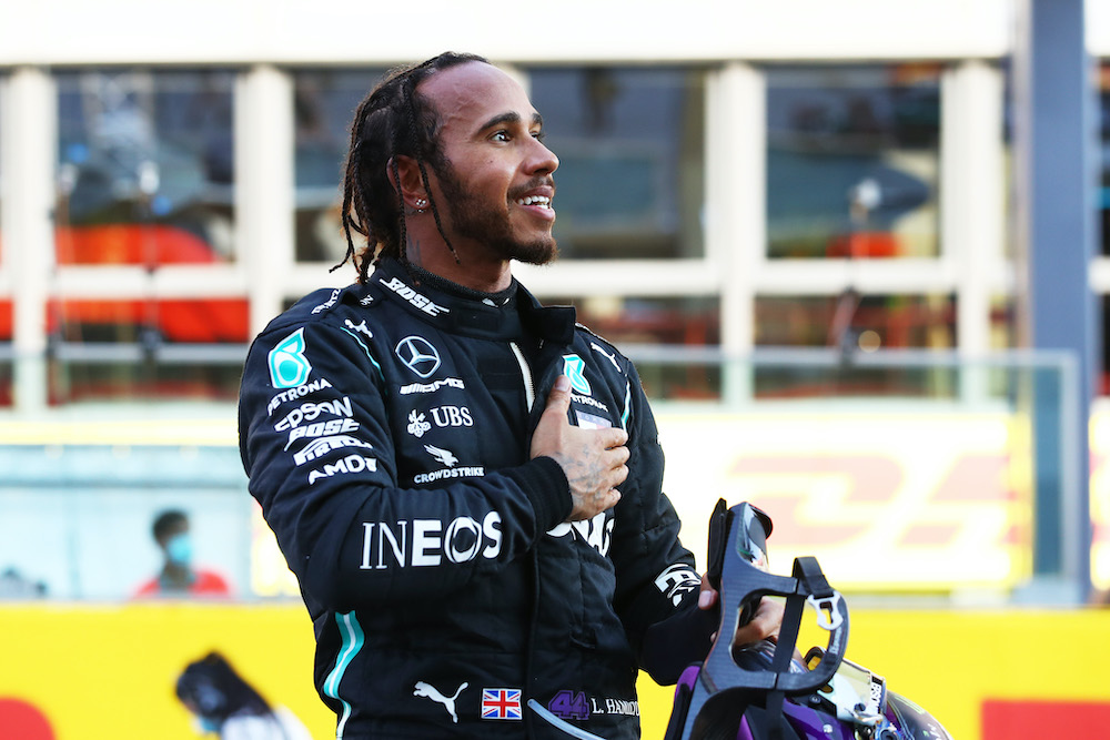 Lewis Hamilton at the Tuscany Grand Prix 2020