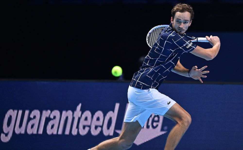 Daniil Medvedev on Day 4 of the 2020 Nitto ATP Finals, London, UK