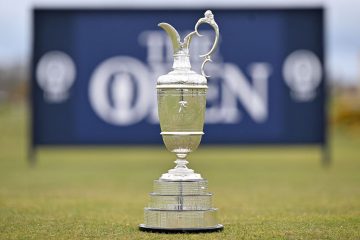 The Claret Jug ahead of the 2022 150th Open at St Andrews, Scotland