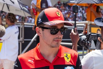 Charles Leclerc at the 2022 Spanish Grand Prix