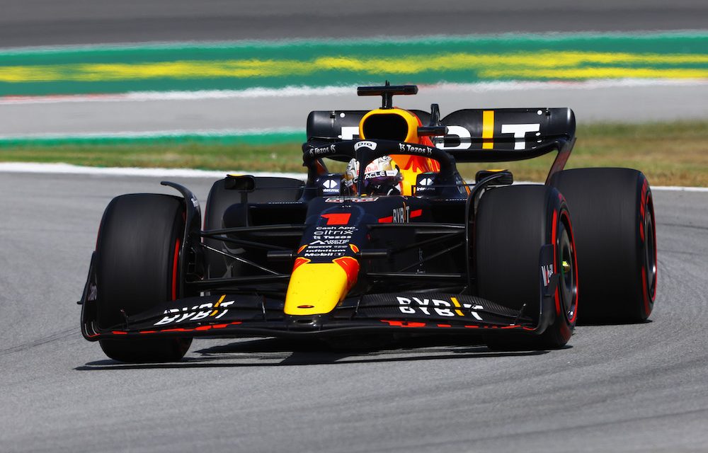 Max Verstappen in the 2022 Spanish Grand prix