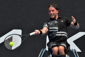 Alfie Hewett at the 2022 Australian Open