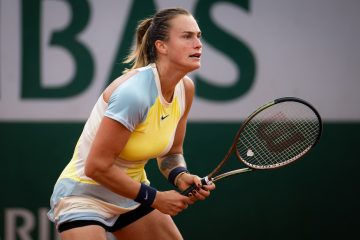 Aryna Sabalenka in the second round at Roland Garros 2022, Paris. France
