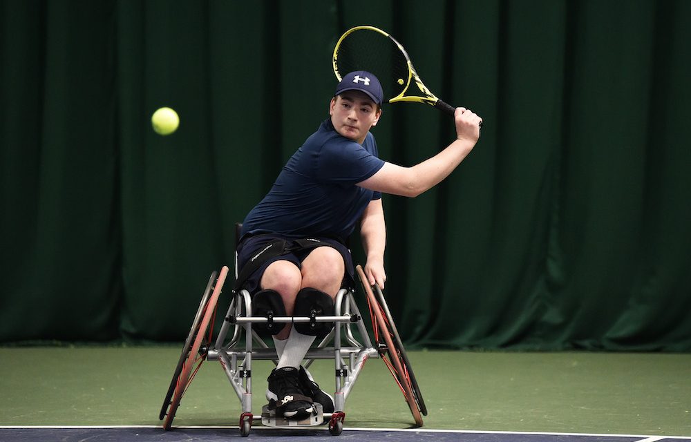 Andrew Penney at the 2021 LTA Wheelchair National Finals