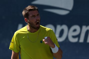 Cameron Norrie in the second round of the 2022 US Open, New York