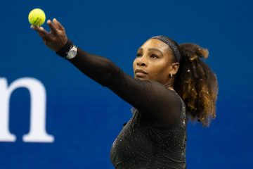 Serena Williams in the second round of the 2022 US Open, New York