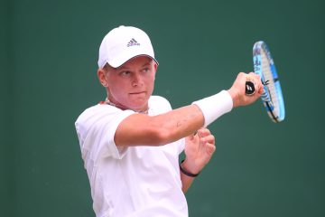 Blu Baker in the 2019 Wimbledon Boy's Singles Championships, London, UK