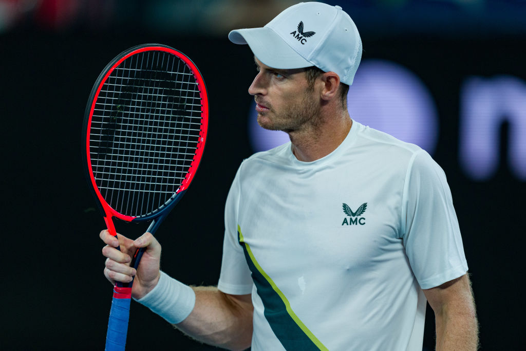 Andy Murray in the second round of the 2023 Australian Open, Melbourne