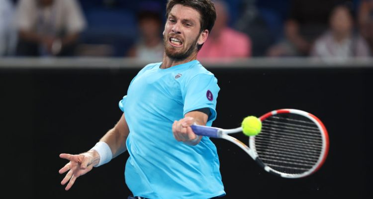 Cameron Norrie in the first round of the 2023 Australian Open, Melbourne