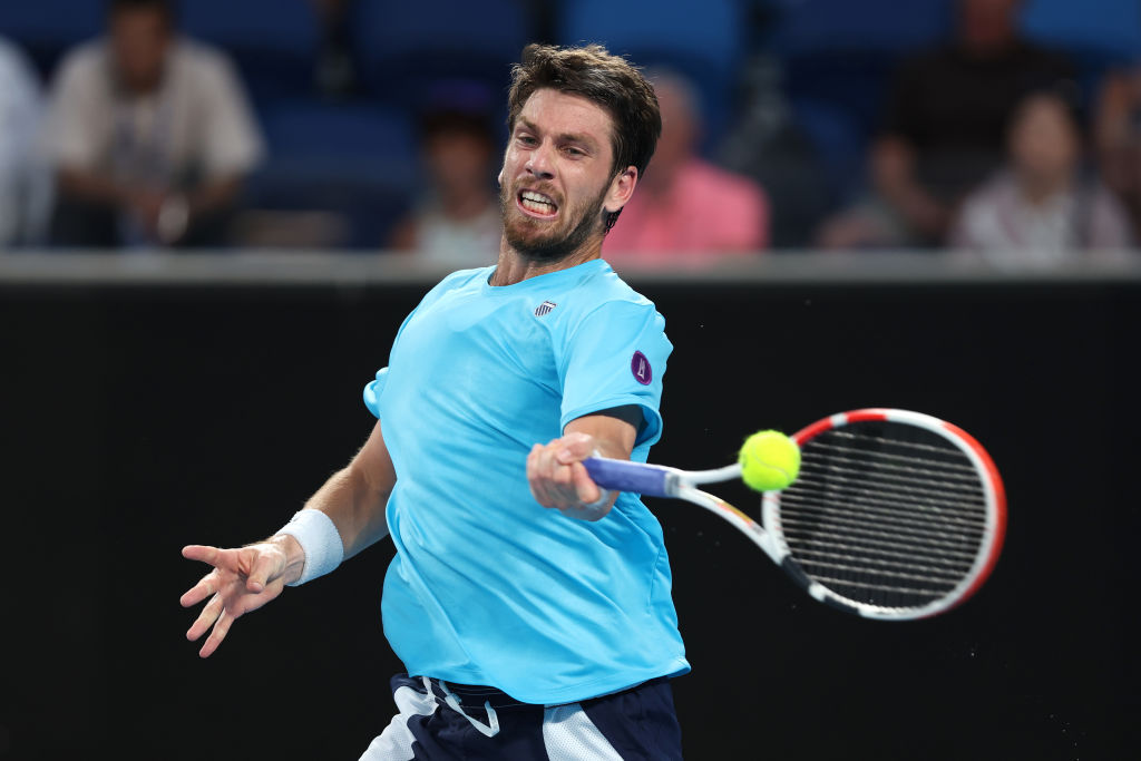 Cameron Norrie in the first round of the 2023 Australian Open, Melbourne