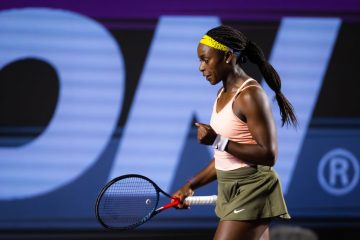 Sloane Stephens in the second round of WTA Guadalajara 2022, Mexico