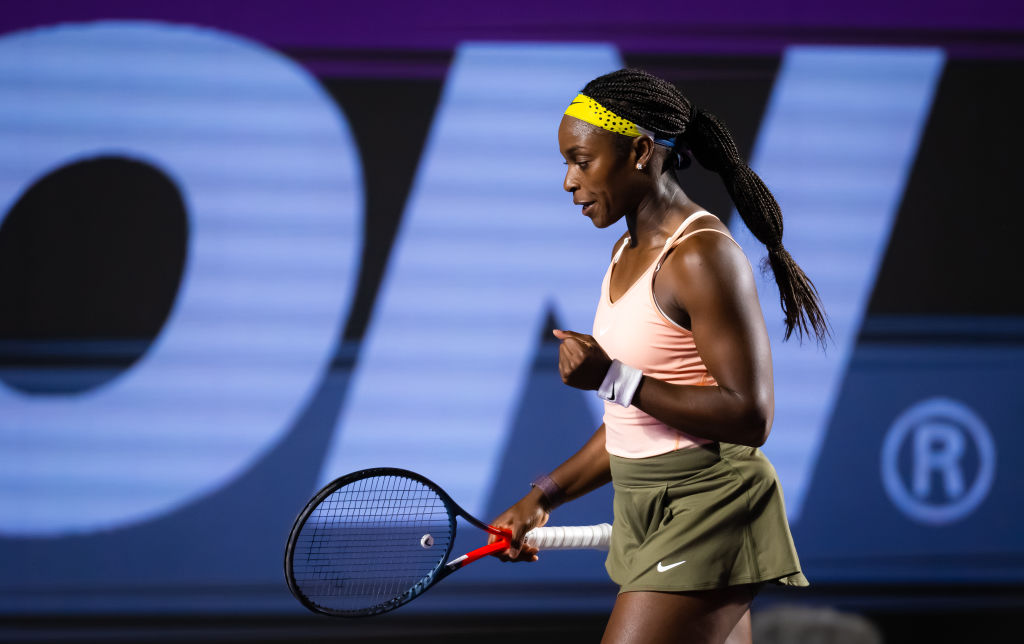 Sloane Stephens in the second round of WTA Guadalajara 2022, Mexico
