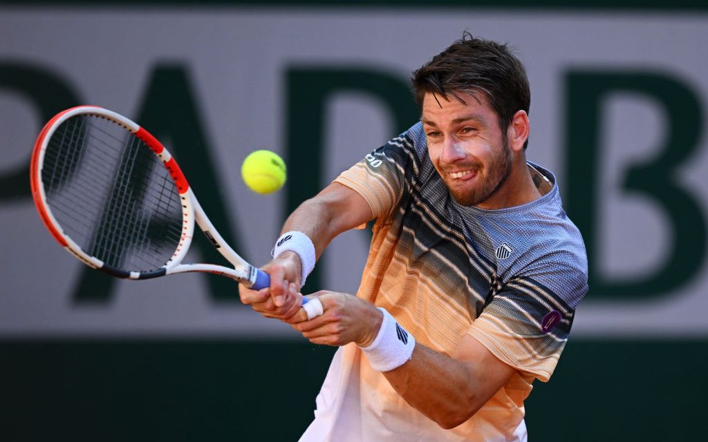 Cameron Norrie in the second round of Roland Garros 20023, Paris, France