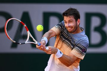Cameron Norrie in the second round of Roland Garros 20023, Paris, France