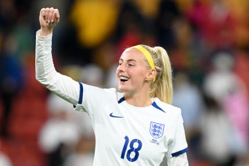 Chloe Kelly in the R16 match between England and Nigeria in the Women's World Cup 2023, Australia